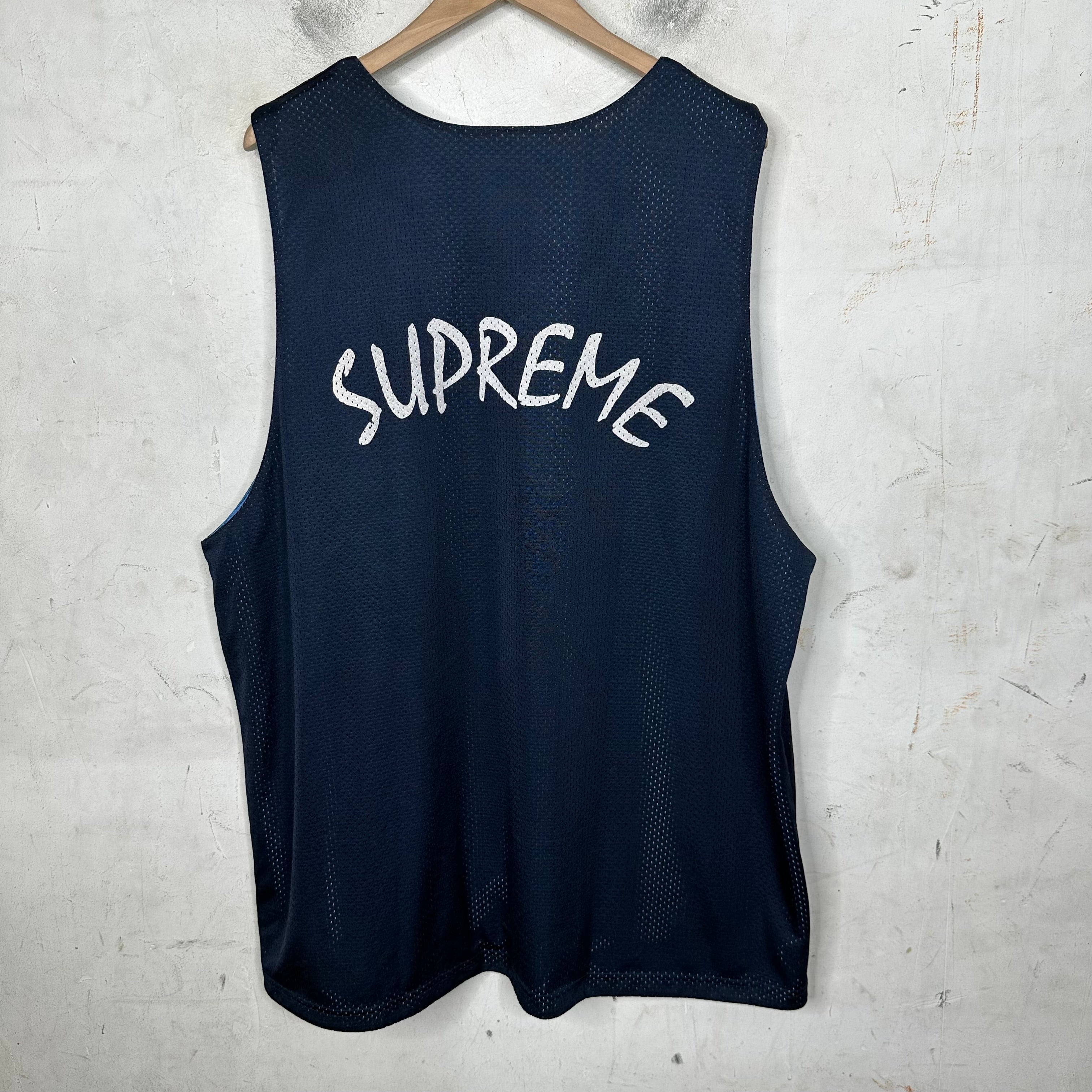 ウェア Supreme Mustang Reversible Jersey Supreme Mustang Reversible Basketball Jersey Black Men's