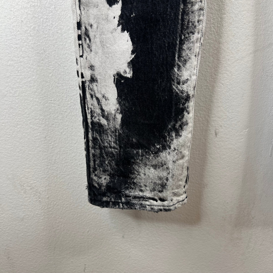 Saint Laurent D13 Bleach Crash Jeans