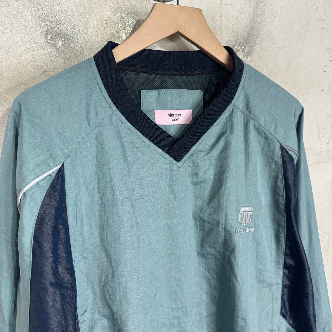 Martine Rose Teal Windbreaker Jumper