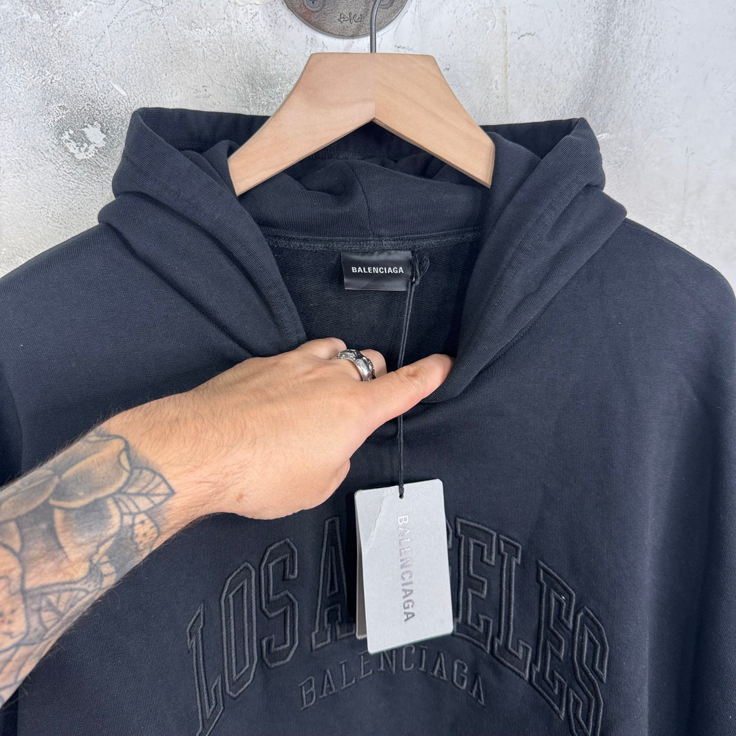 Balenciaga Los Angeles Logo Hoodie