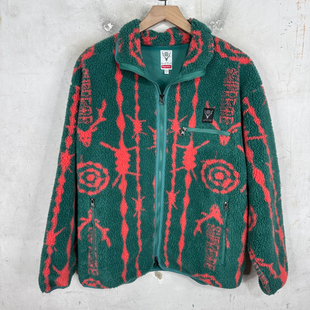 Supreme x South2West8 Fleece Jacket