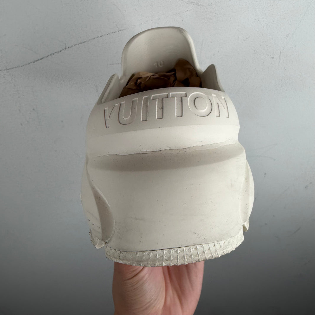 Louis Vuitton White Shark Mules