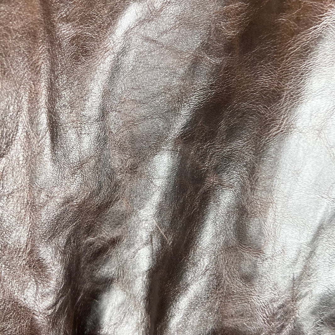 Stussy Brown Leather Garage Jacket