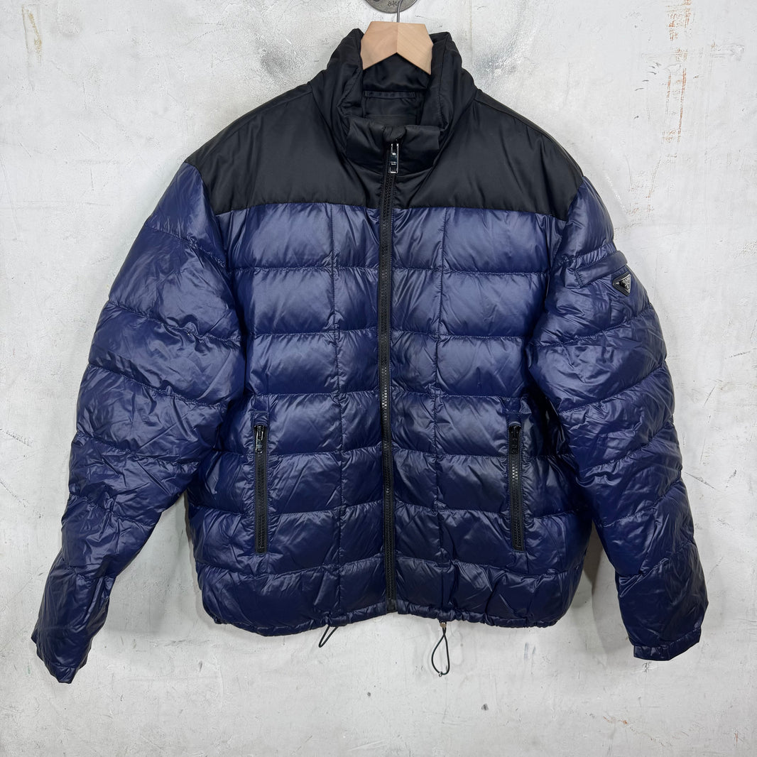 Prada Navy Puffer Jacket