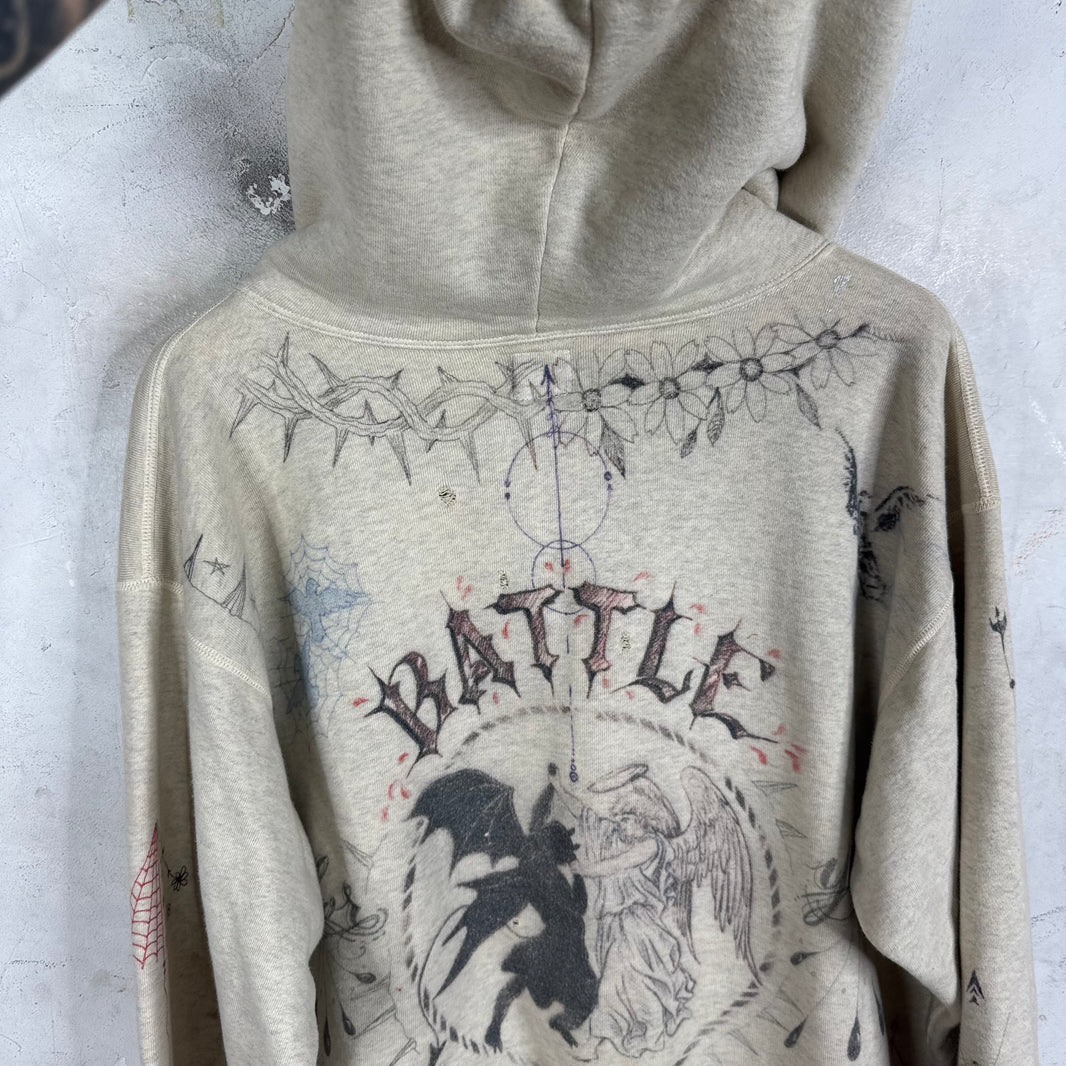 Saint Michael Dr. Woo Grafitti Hoodie