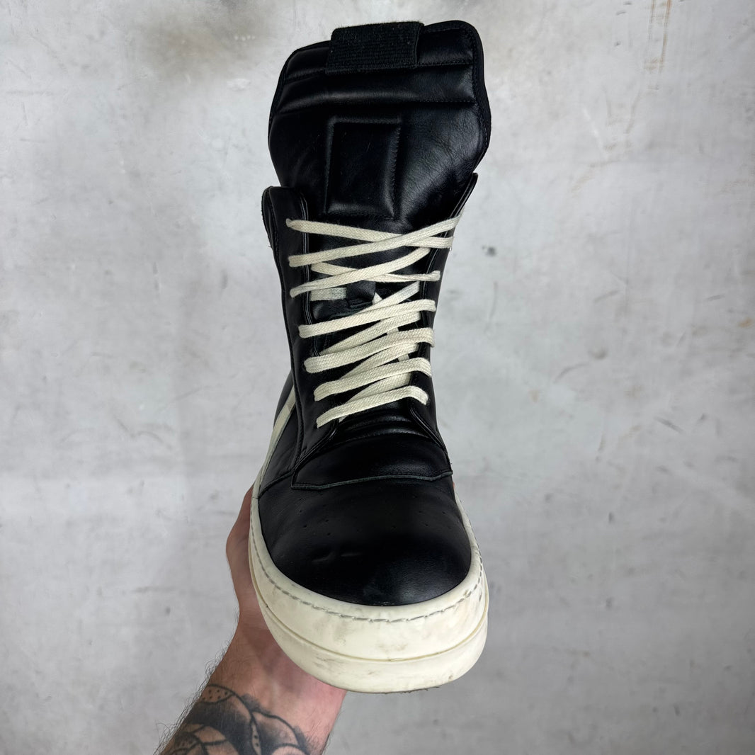 Rick Owens Black/White Geobaskets