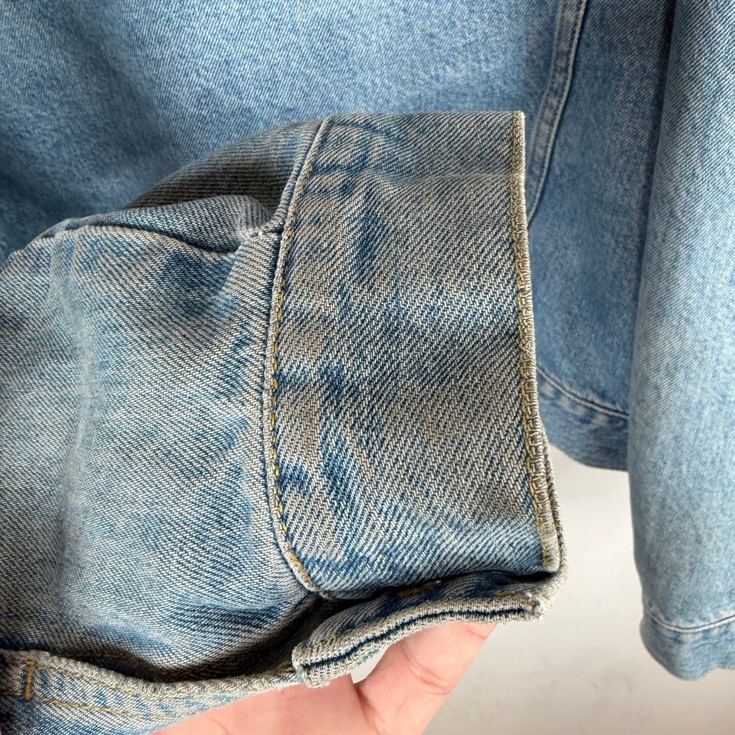 Balenciaga Blue Denim Swing Jacket
