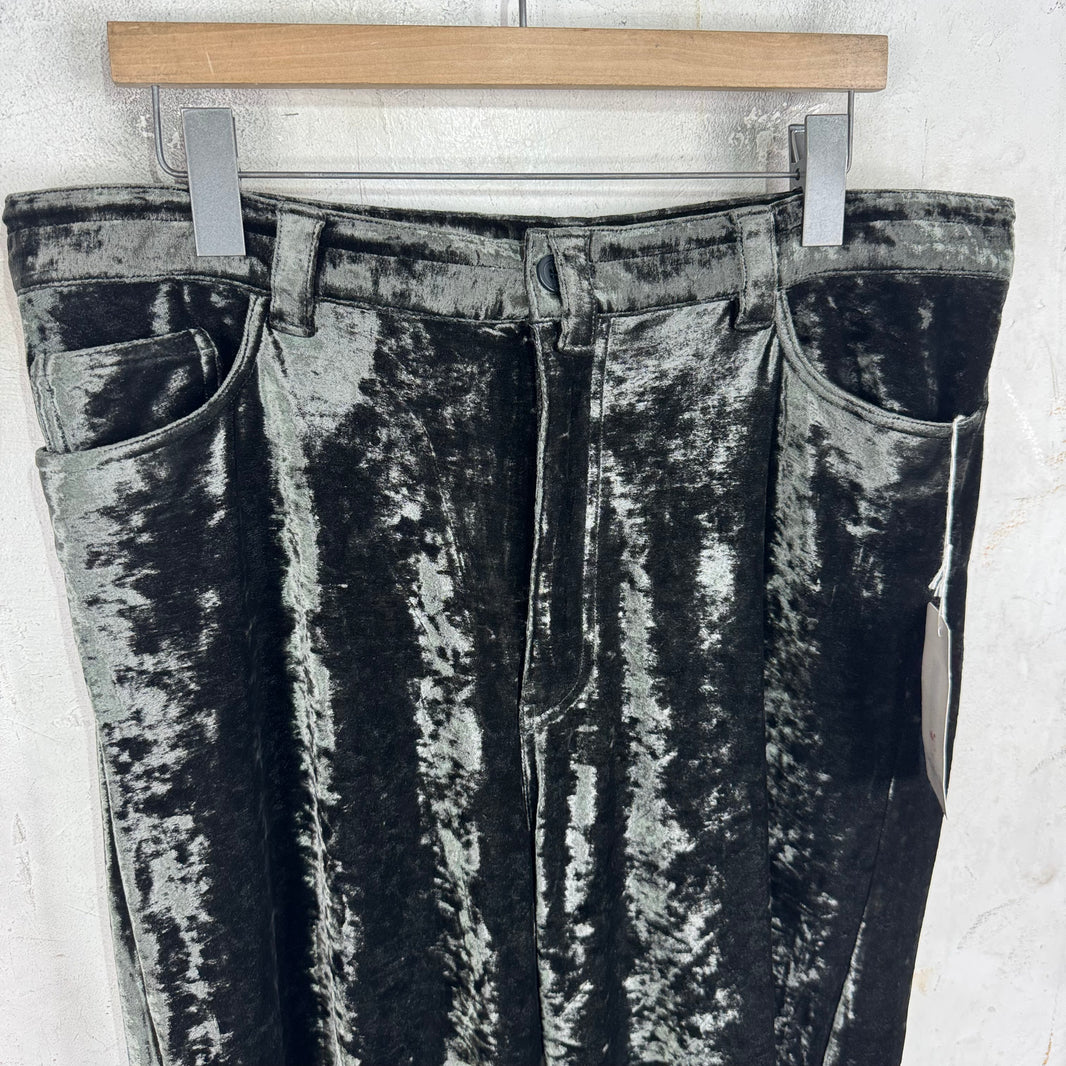 Balenciaga Shiny Velvet 5 Pocket Pants