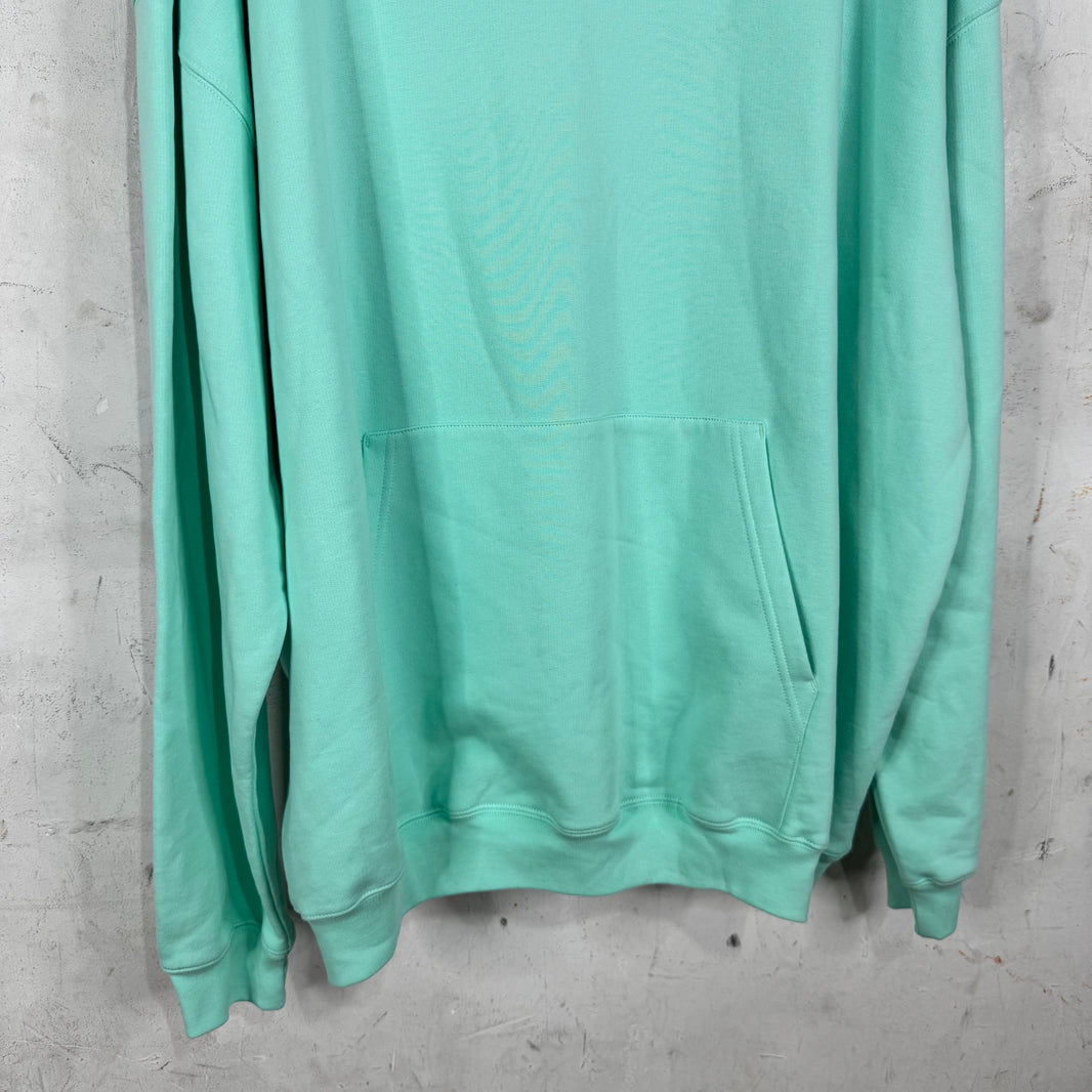 Balenciaga Embroidered Mint Campaign Hoodie