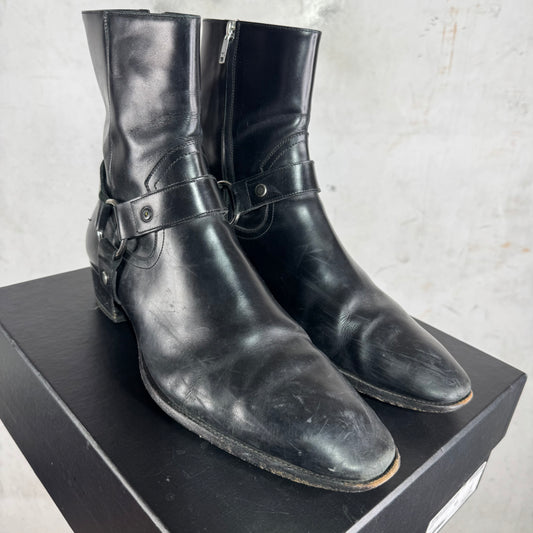 Saint Laurent Straped Wyatt Boots