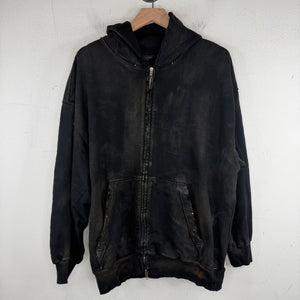 Balenciaga Mud Show Zip-Up Hoodie