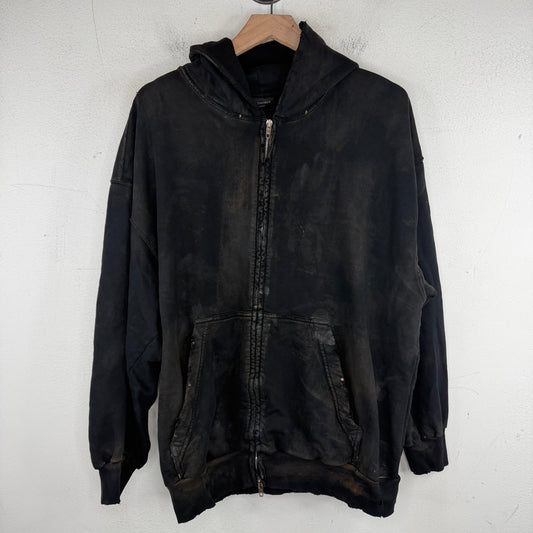 Balenciaga Mud Show Zip-Up Hoodie