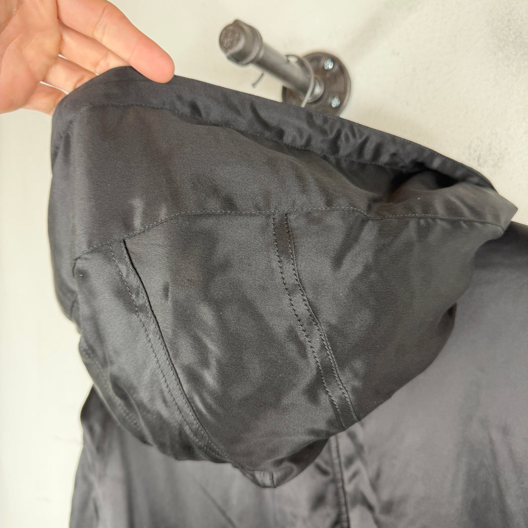 Saint Laurent Hooded Puffer Trench Coat