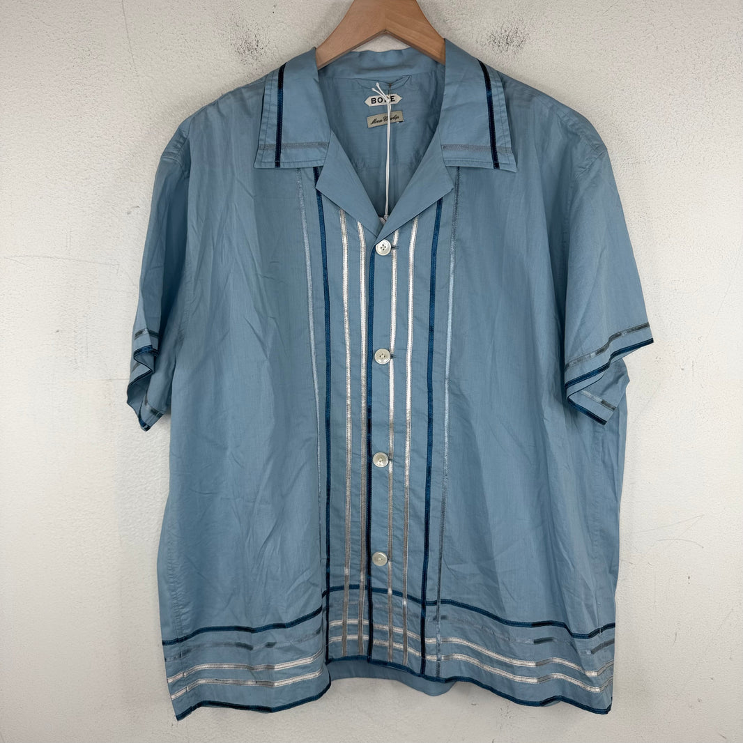 Bode Ribbon Plaid S/S Shirt