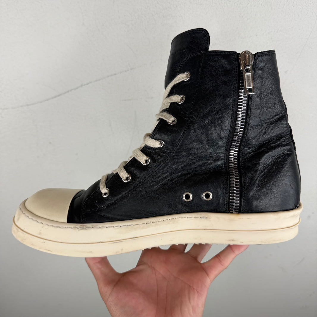 Rick Owens Leather Ramone Sneakers