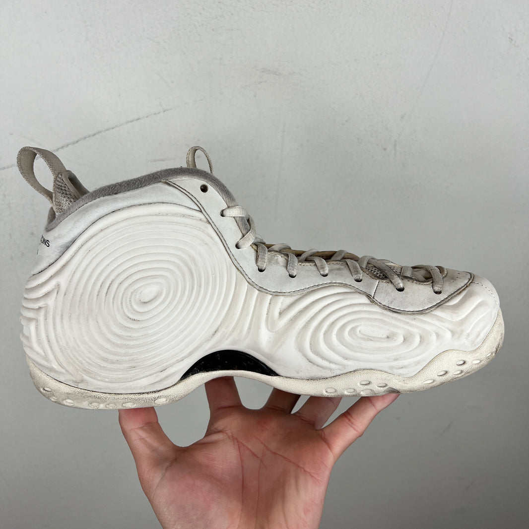 CDG Nike White Foamposite Sneakers