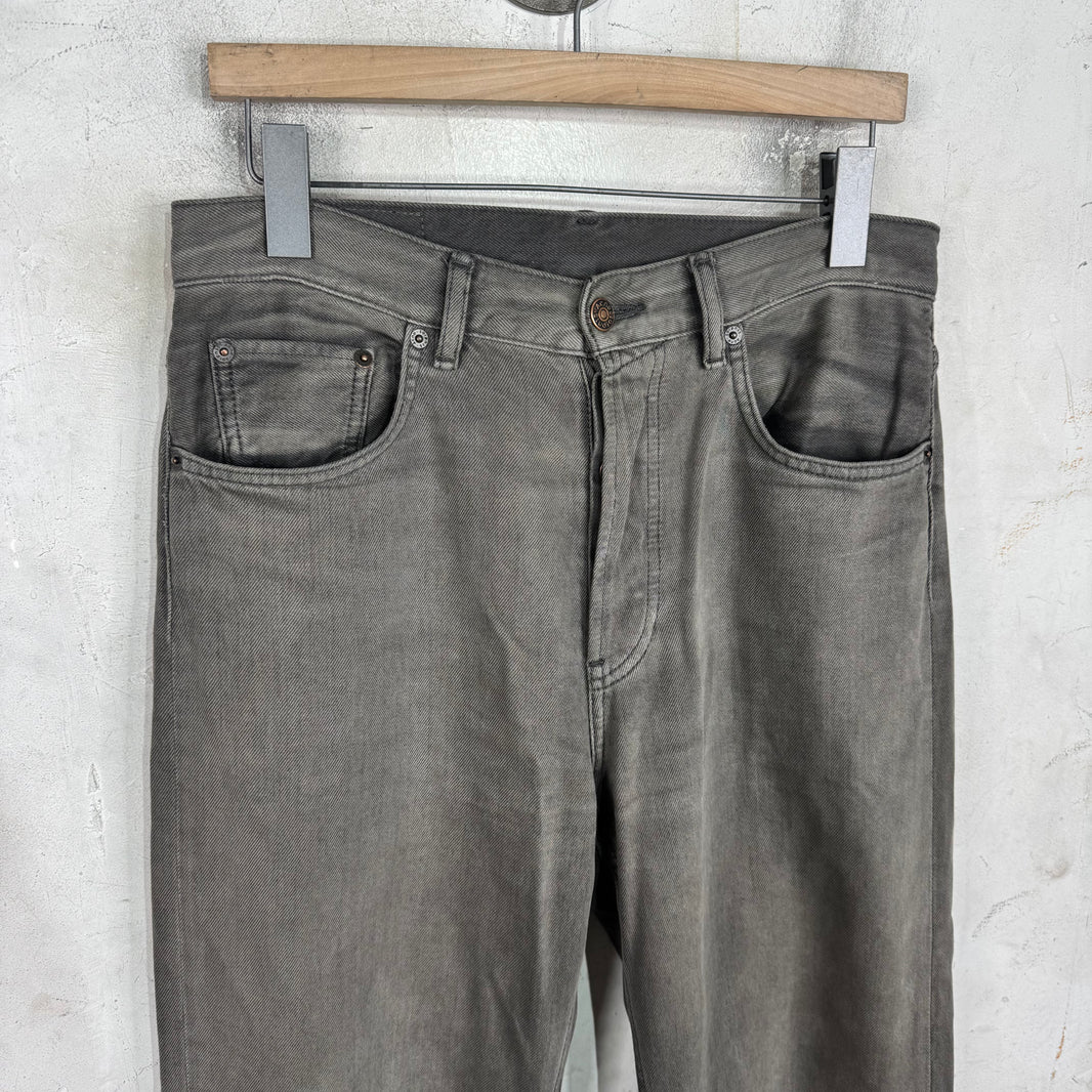 Acne Studios Grey Washed Bootcut Jeans