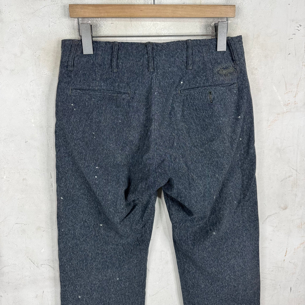 RRL Speckled Repaired Work Pants