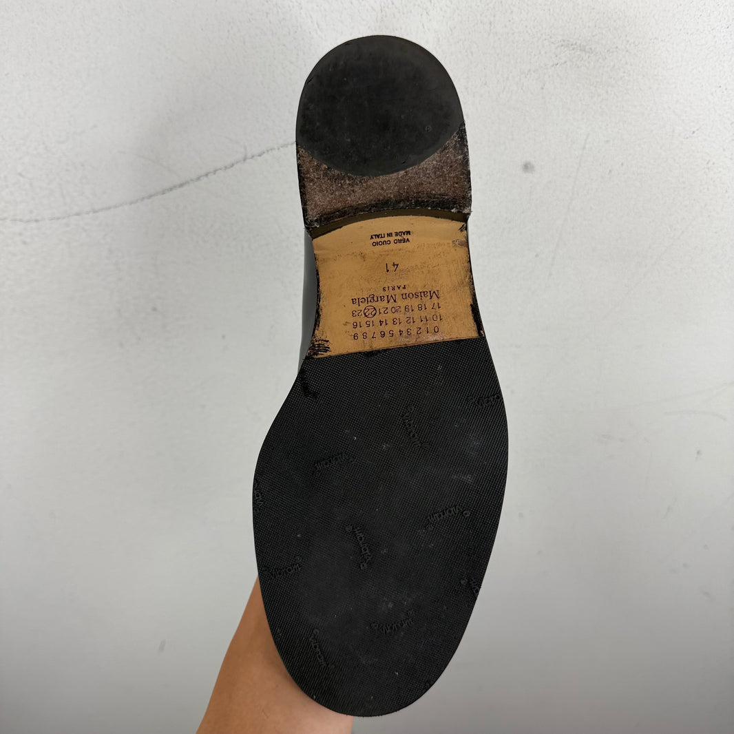 Margiela Black Leather Derbies