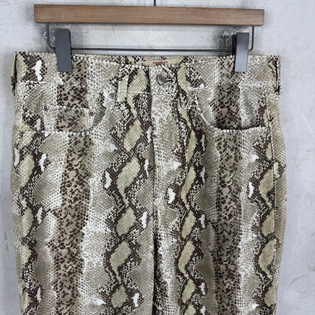 Stussy Snakeskin Leather Pants