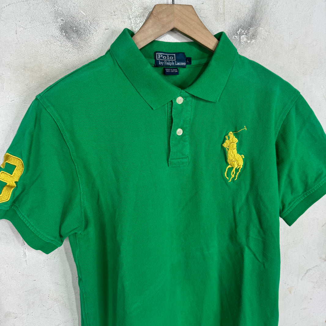 Ralph Lauren Green/Gold Pony Polo
