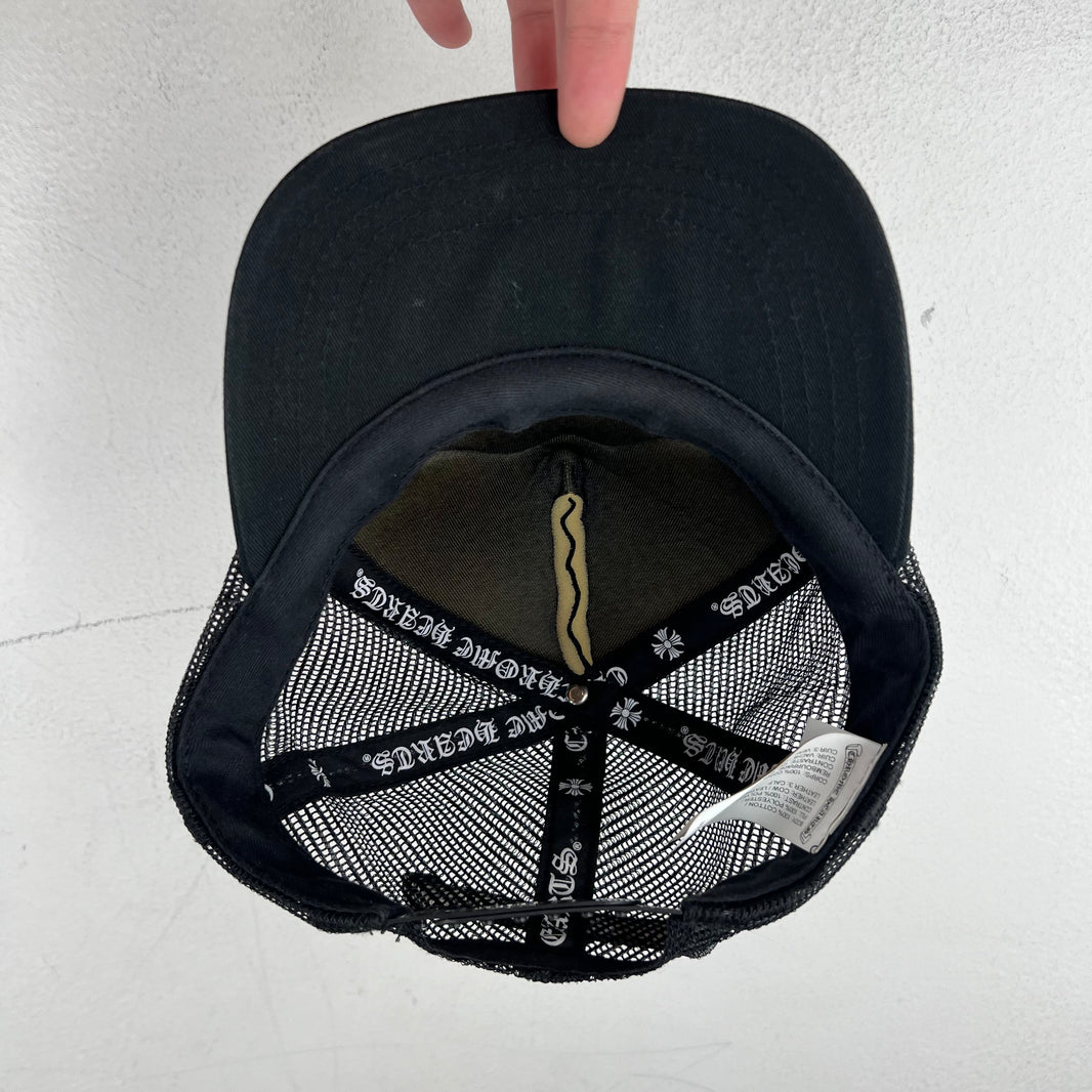 Chrome Hearts Leather Patch Chomper Hat