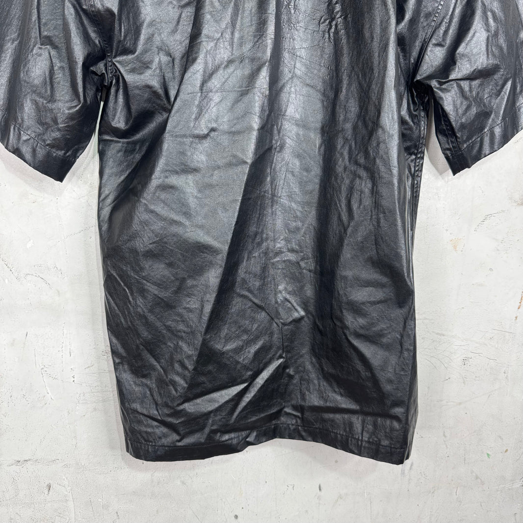 Dries Van Noten PVC Coated SS Button Up Shirt