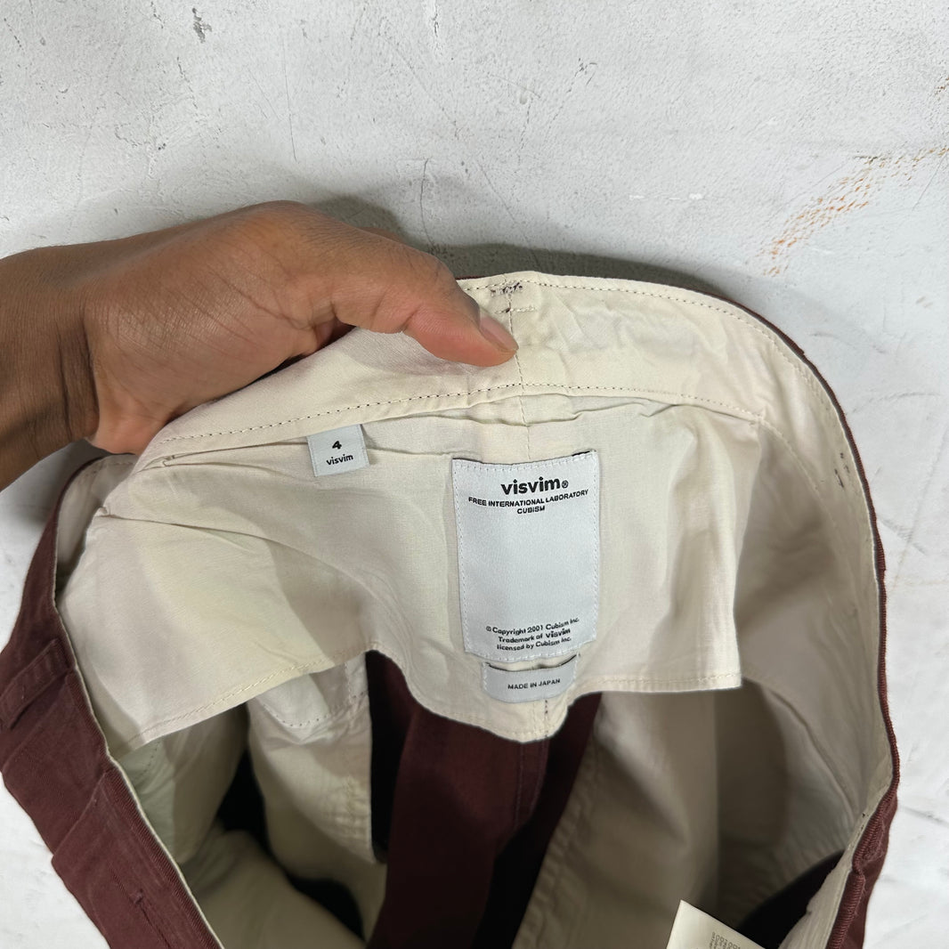 Visvim Brown Straight Chino Trousers