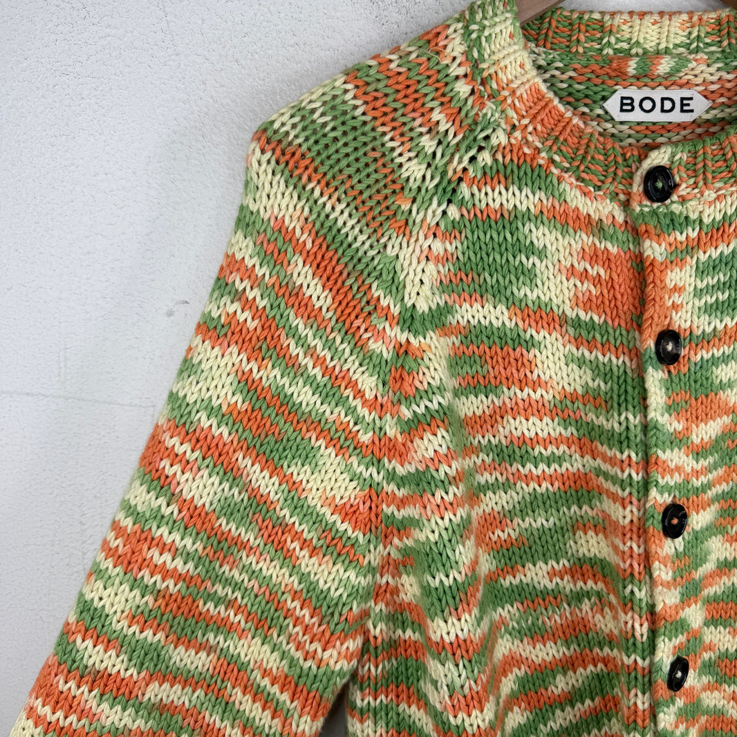 Bode Multicolor Newbury Knit Cardigan