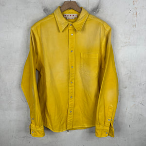 Marni Yellow Denim Shirt