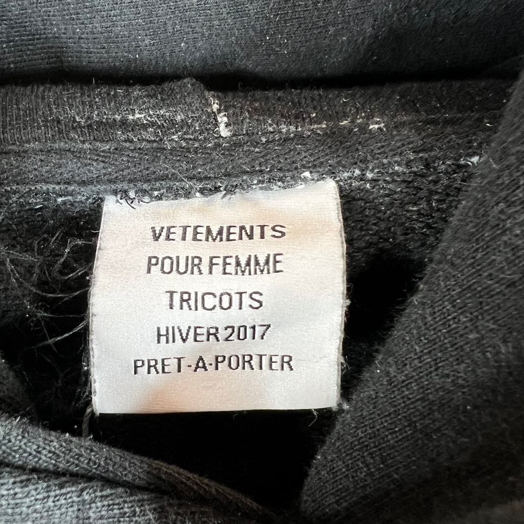 VETEMENTS Femme Total F*cking Darkness Hoodie