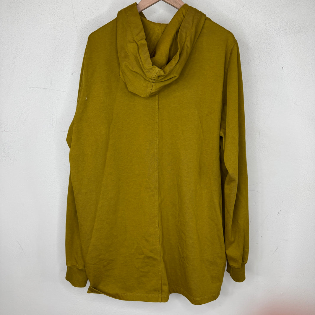 Rick Owens Fogachine Yellow Hoodie