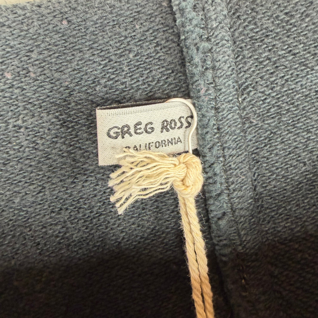 Greg Ross Cropped Gray/Red Sweater