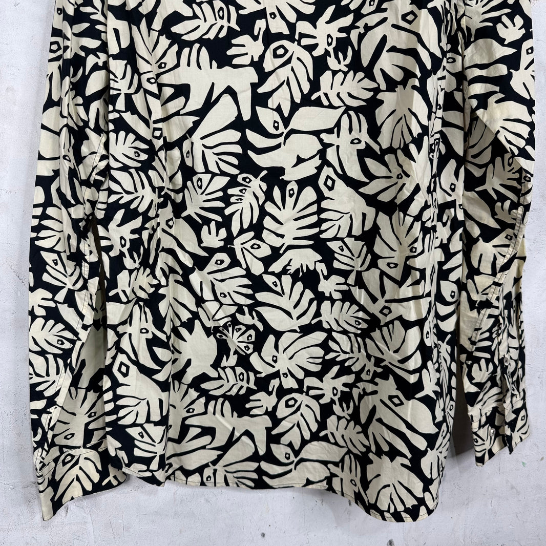 Marni Black/Beige Floral LS Shirt
