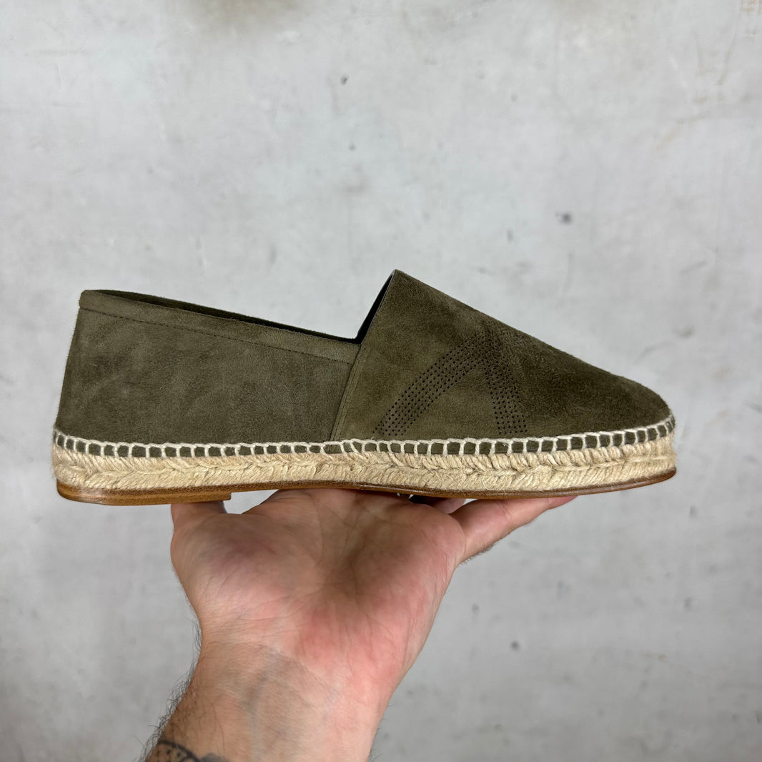 Hermes Espadrilles Hom Izar Olive