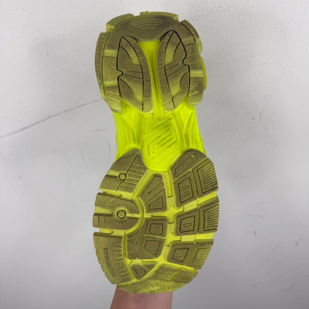 Balenciaga Neon Green Highlighter Runner Sneakers