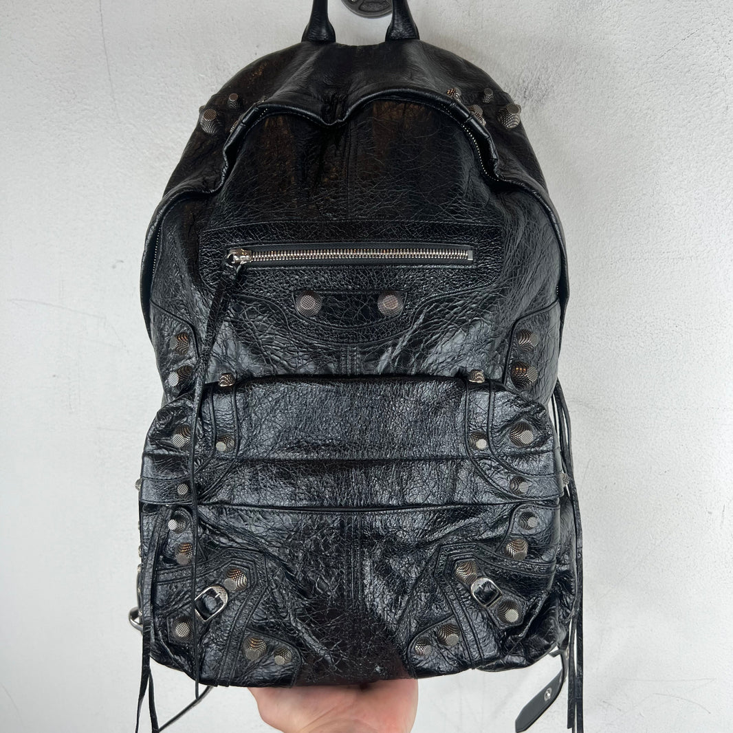 Balenciaga Wrinkled Le Cagole Backpack