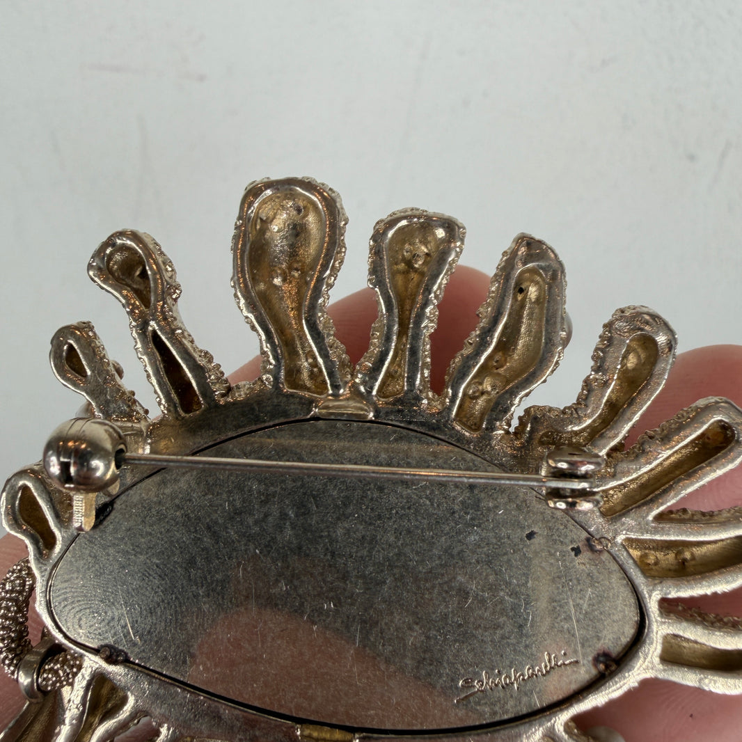 Schiaparelli Bursting Eye Brooch