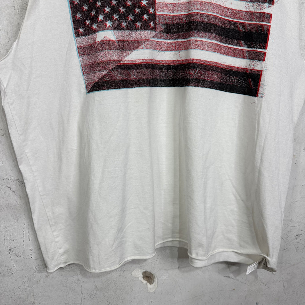 Givenchy Sleeveless Flag T-Shirt
