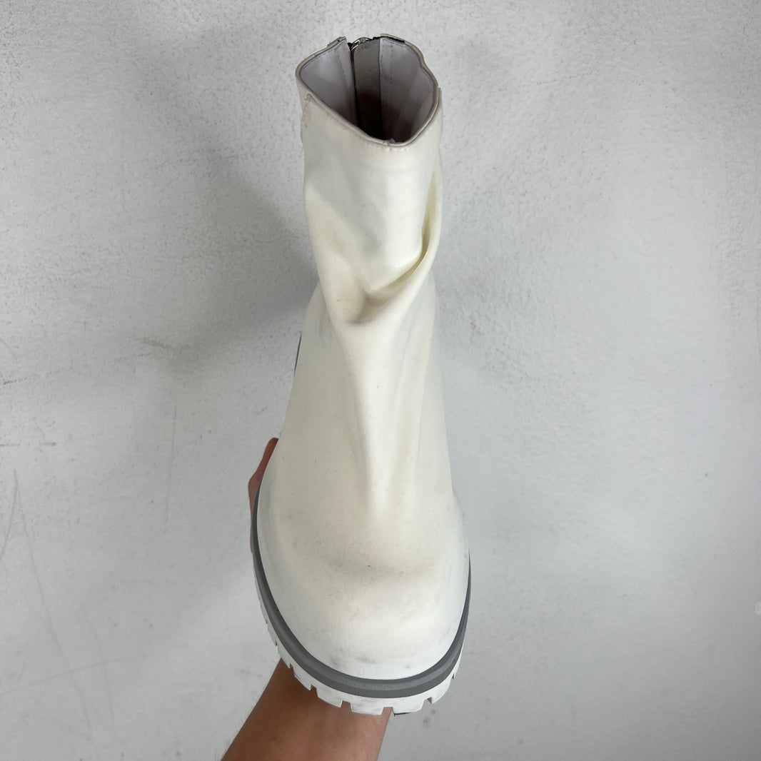 424 White Marathon Boots