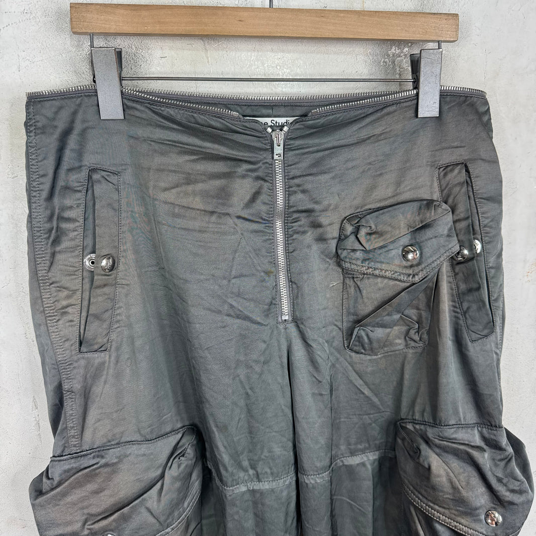 Acne Studios Nylon Zip Waist Cargo