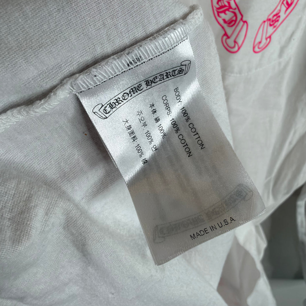 Chrome Hearts Pink Horseshoe L/S T-Shirt