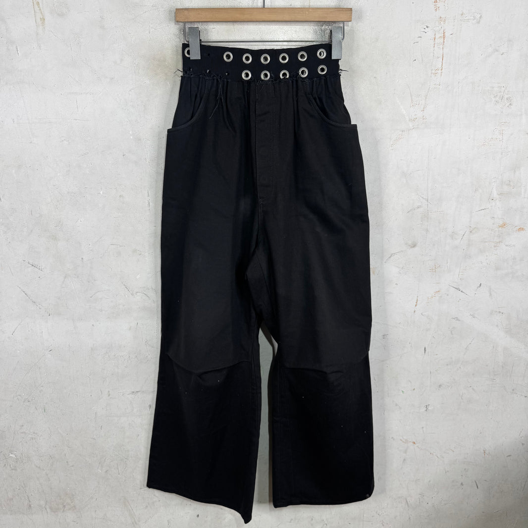 Raf Simons Grommet Waisted Baggy Jeans