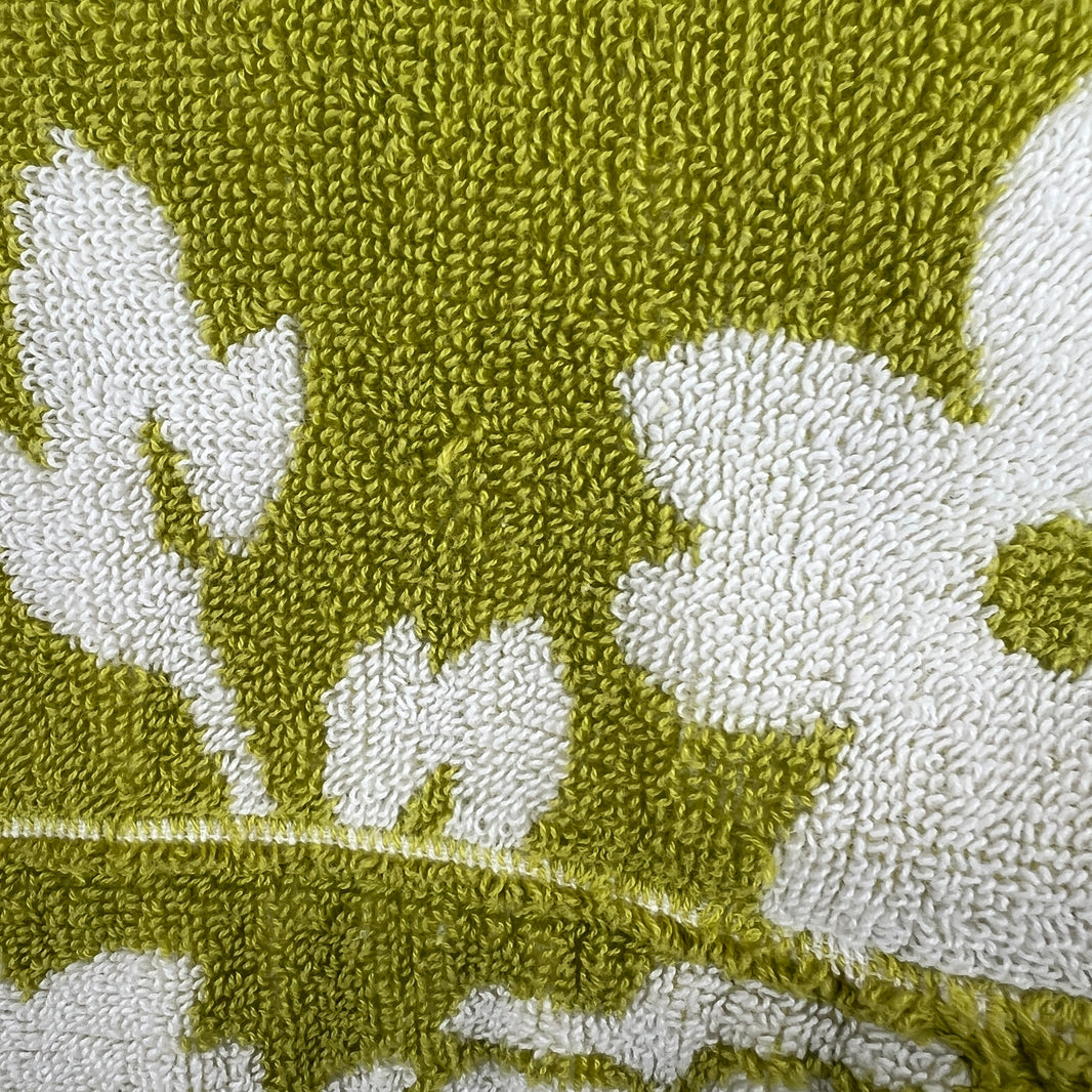 Prada Floral Green Terry Cloth Hoodie