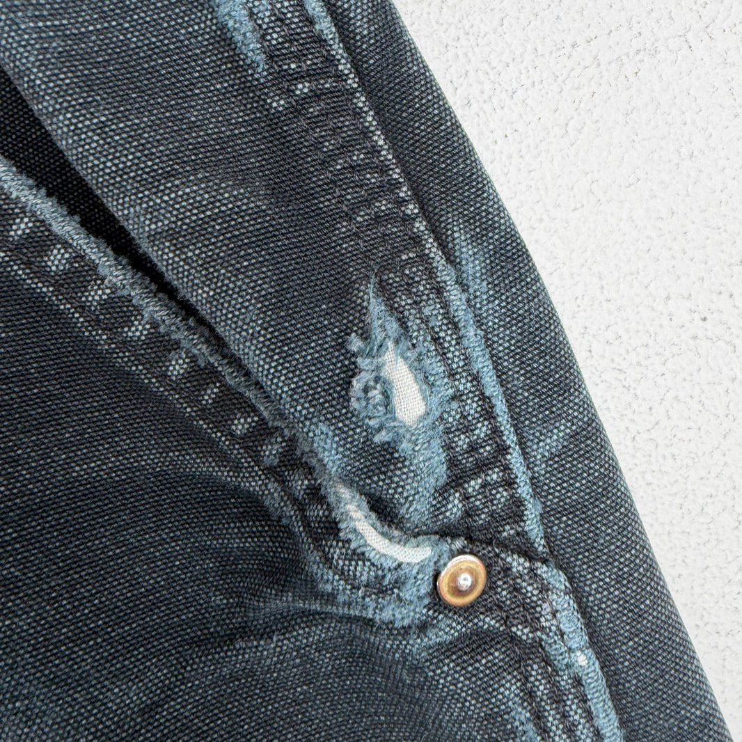 Vintage Smoked Carhartt Black Double Knee Jeans