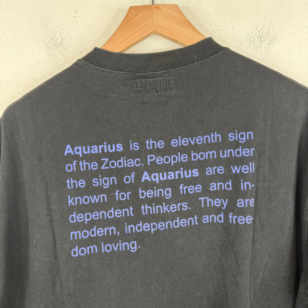 Vetements Zodiac Aquarius T-Shirt