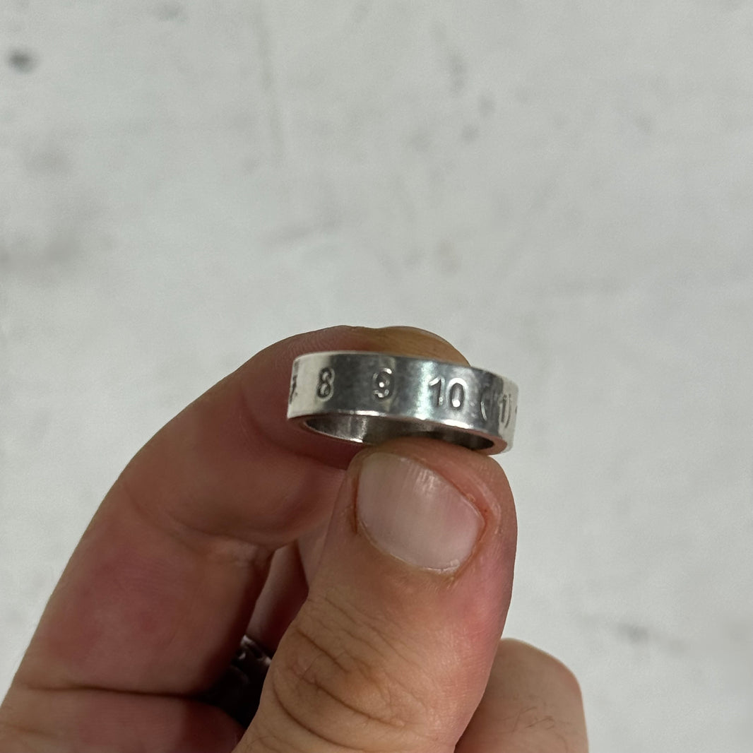 Margiela Numbers Scroll Ring