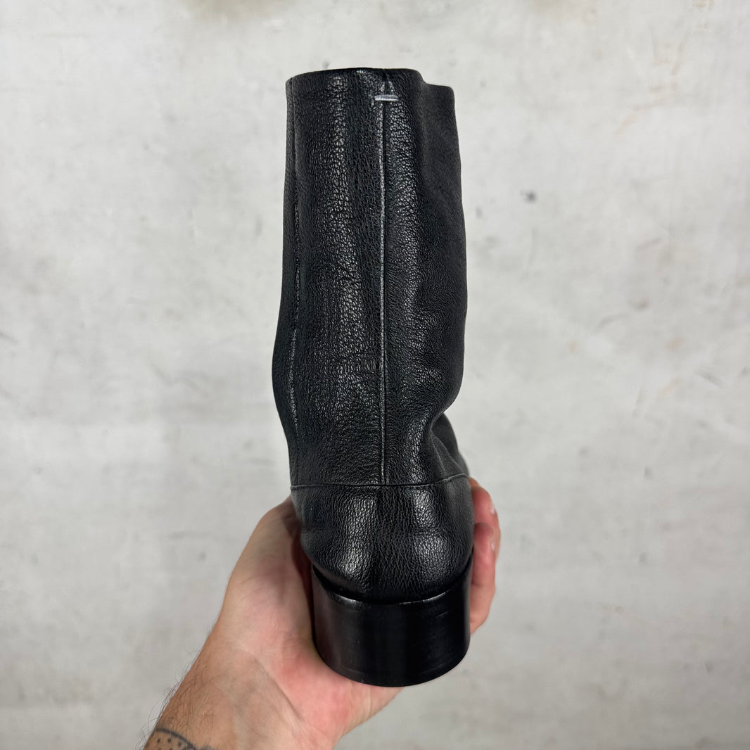 Margiela Leather Tabi Heeled Boots