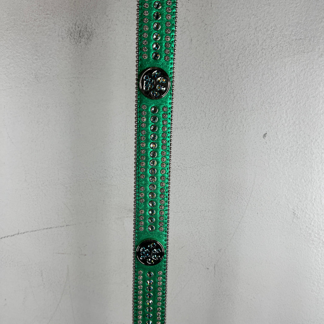 BB Simon Green Paw Print Belt