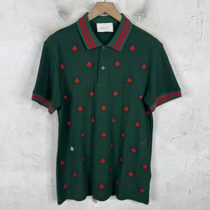 Gucci Multi Bee Embroidered Polo
